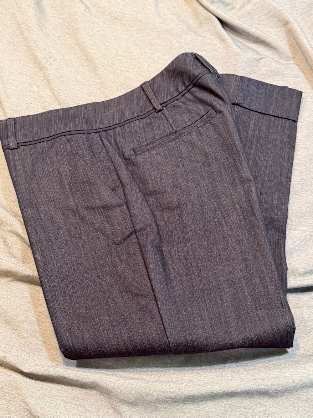 Classic Women's Pinstripe Capris - Navy